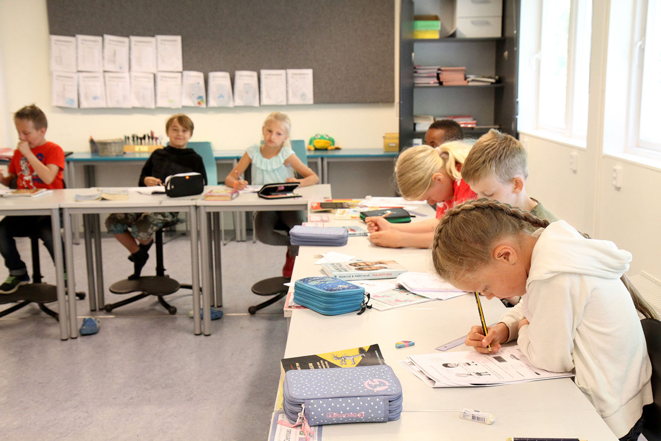 Foto: Heidi M. Skjebstad Elever i klasserom