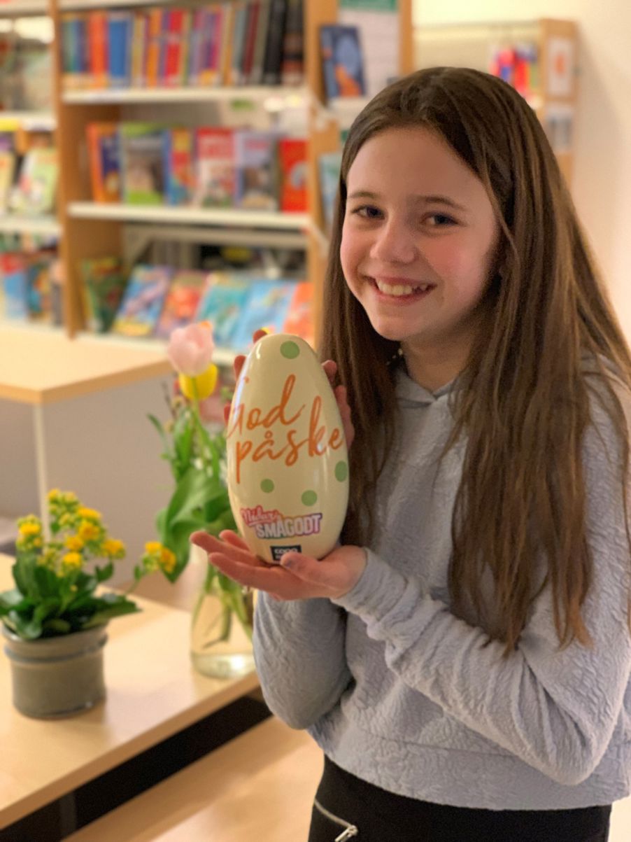 Foto: Therese 6C Therese vant påskeegg!