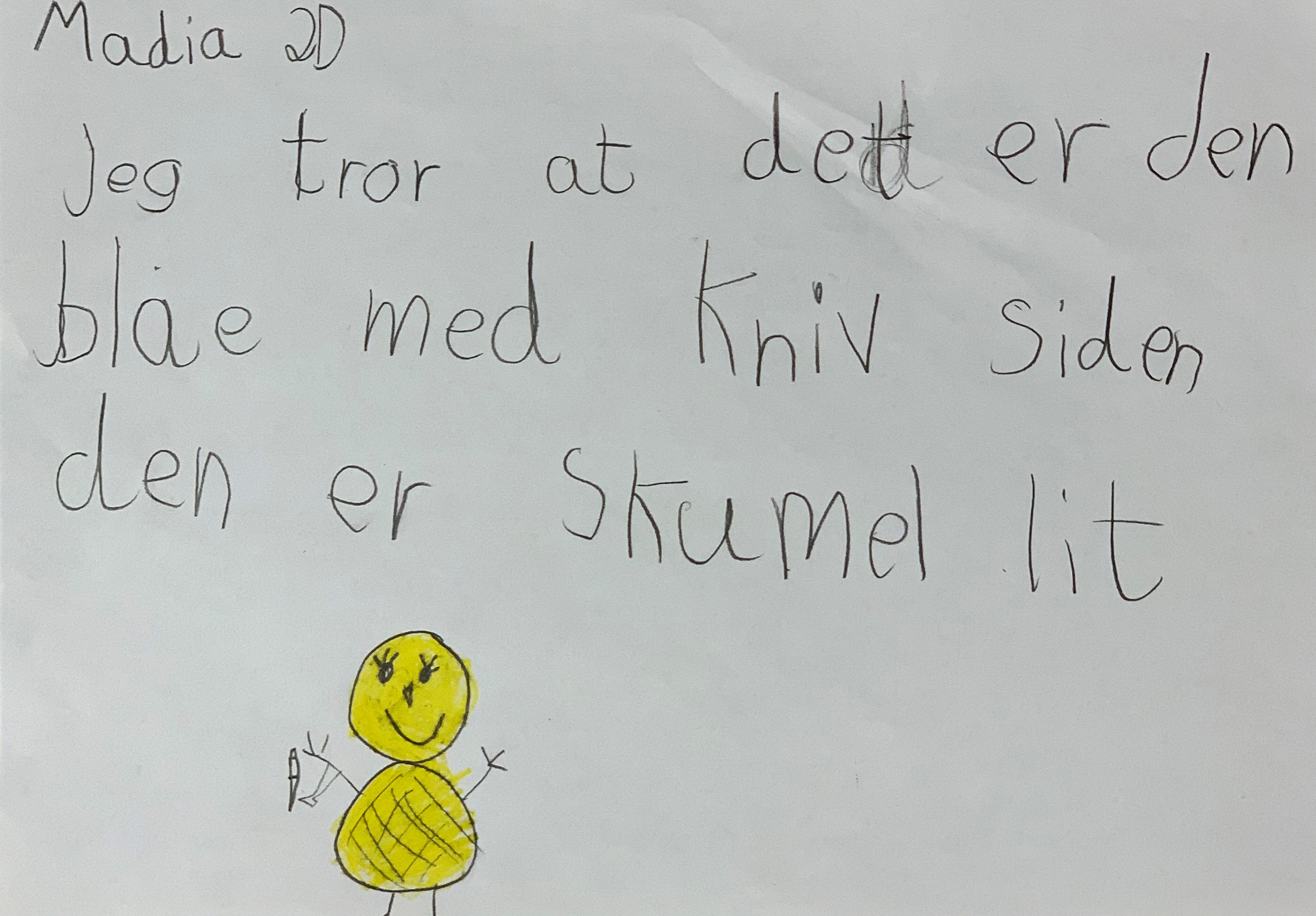 Litt skummel Onkel Påskeblå