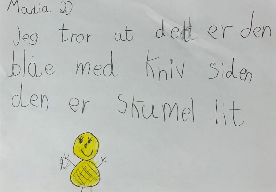 Foto: Litt skummel Onkel Påskeblå