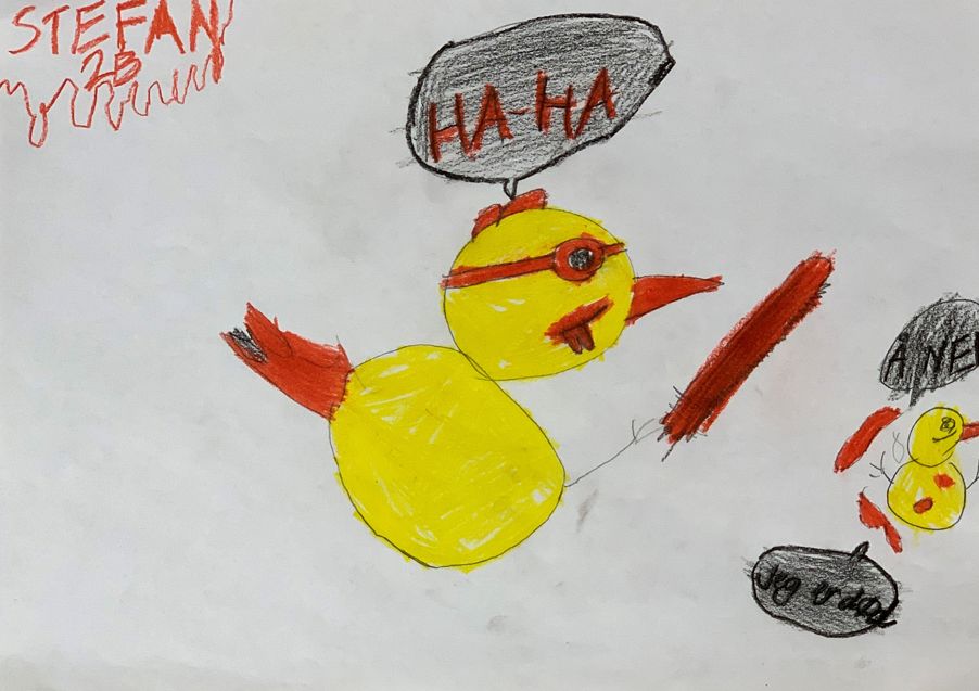 Foto: Hjerteskjærende påskekrim! Stefan 2D hadde fin tegning
