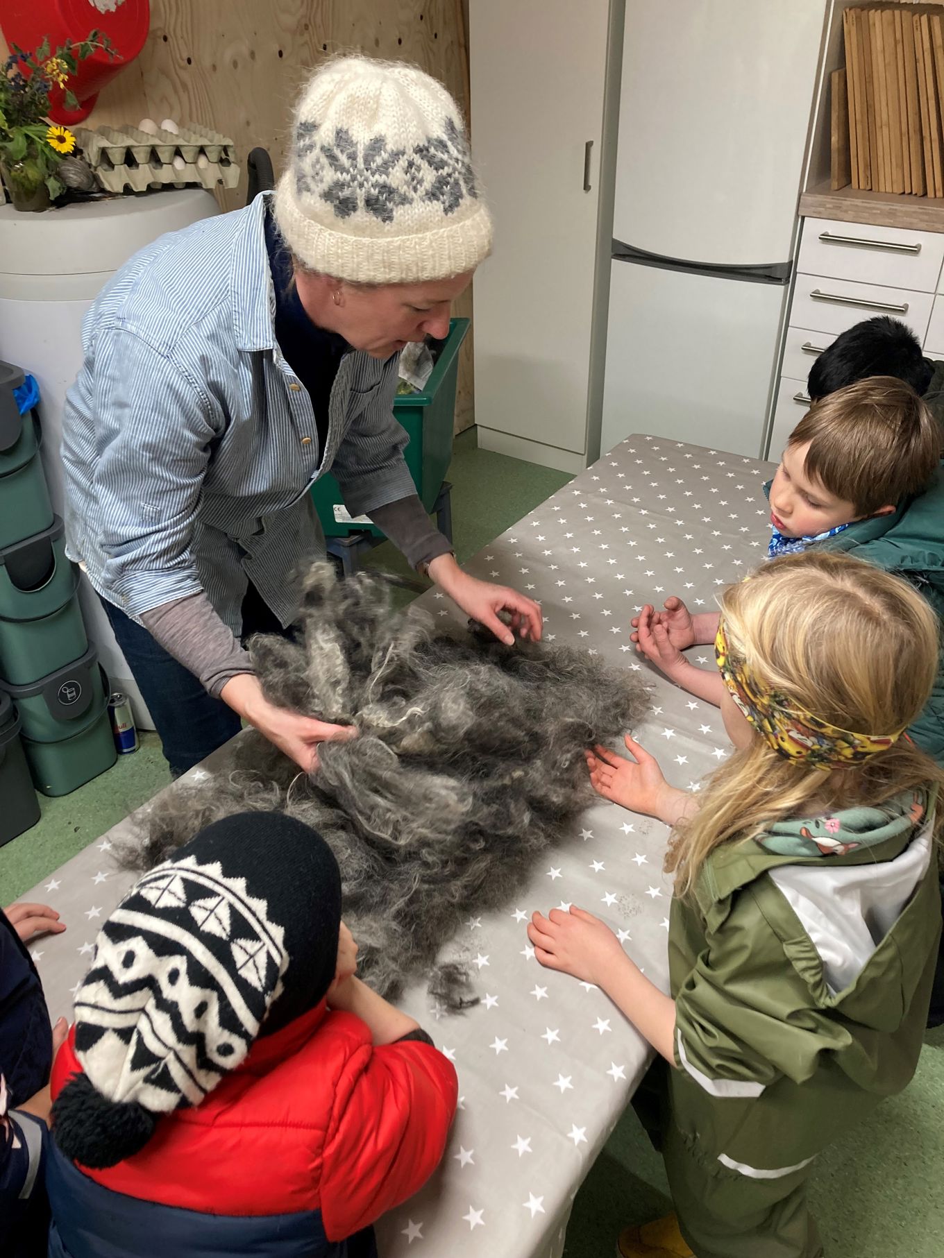 2. trinn fra Rustad skole besøker Sørli gård