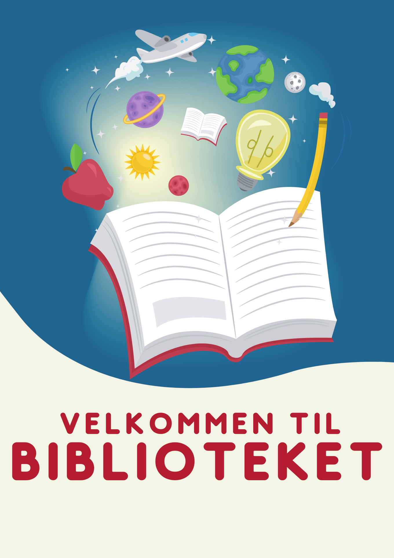 Skolebiblioteket er åpent