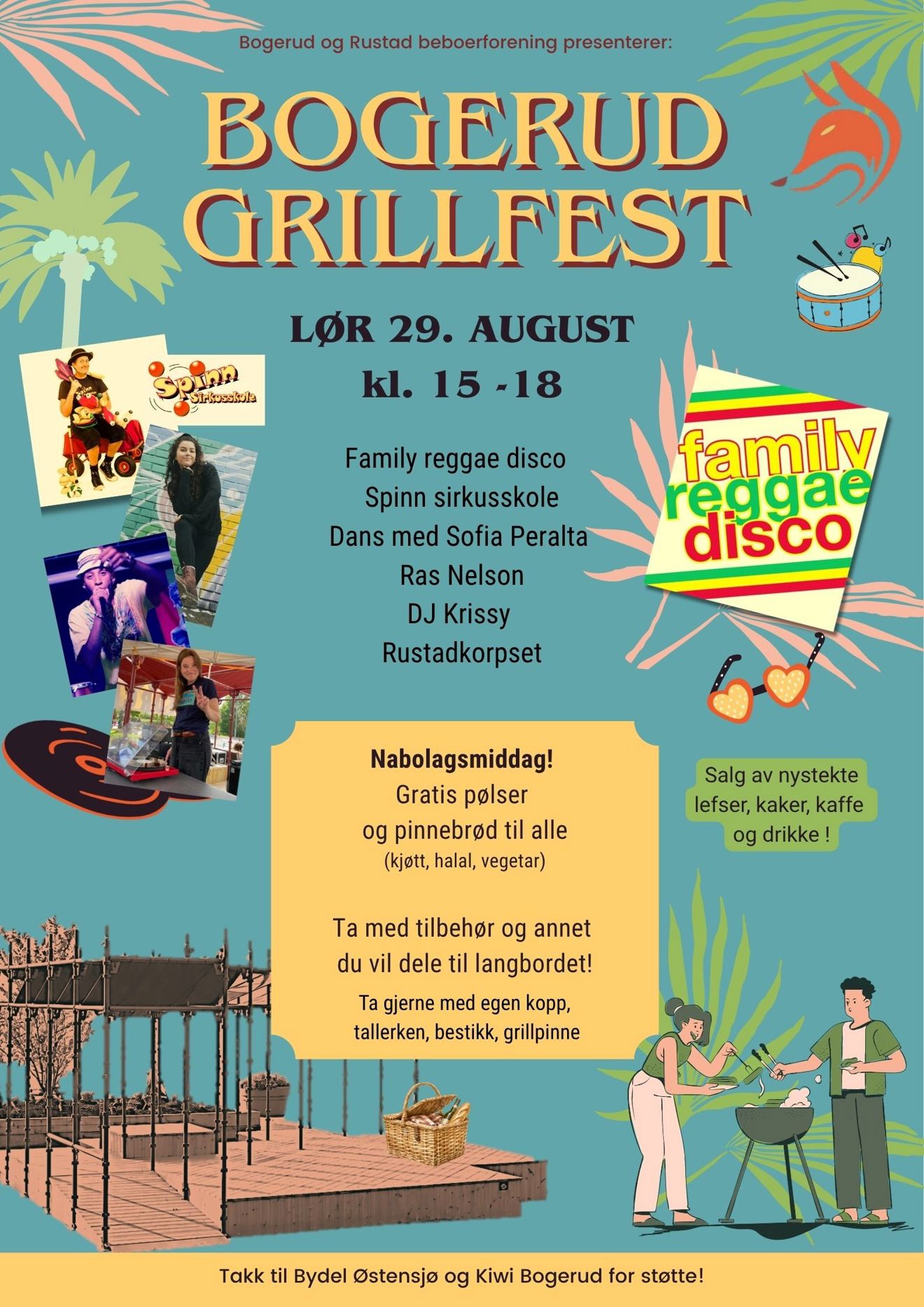 Grillfest på Bogerud 29 august